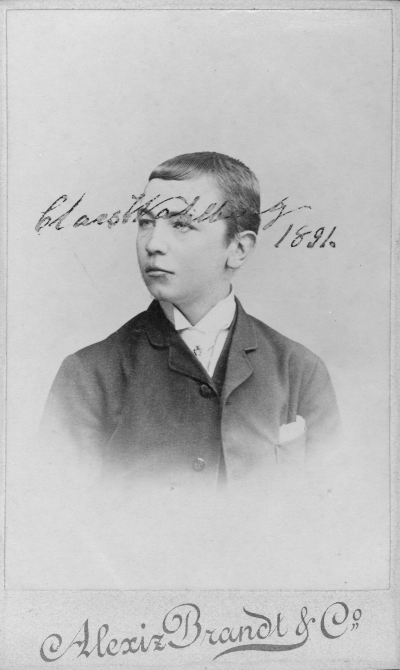 Claes Wahlberg, 1891.