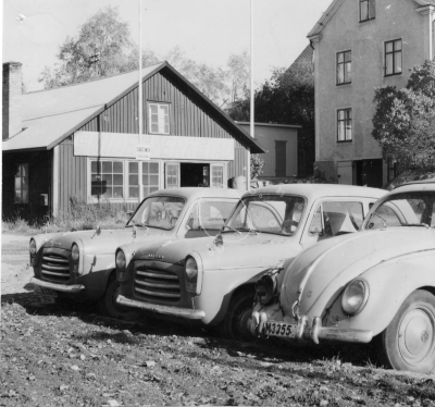 Ragnar Liljegrens Smedja Ruda-området. Torsborg till höger  T.E.