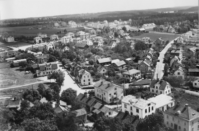 Från kyrktornet (nästan som en flygbild)