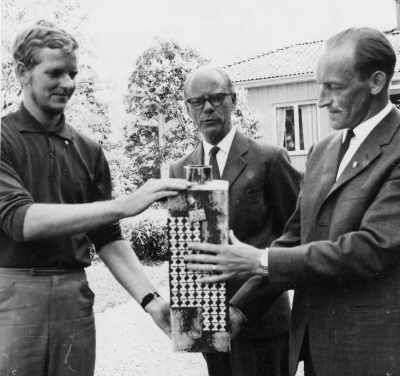 Rektor Nils Norme, Skogsskolan , Lidhem Locknevi.       