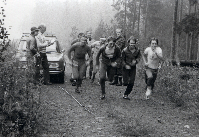 Bilder från Frisksportklubben Apollo. Klubbstuga och bastu vid Borstingen