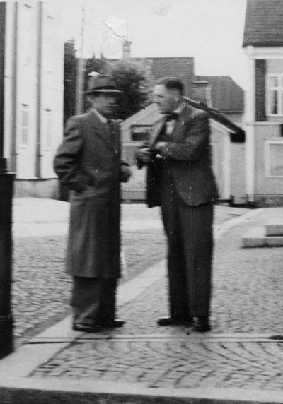 Fabrikör Karl Malmberg och Bankdirektör Nils Karlsson Gissemåla     