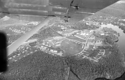 Flygfoto över Storebro 
