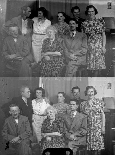 1. Torsten Johansson 2. Margit Johansson 3. Rosa Johansson 4. Bertil Johansson