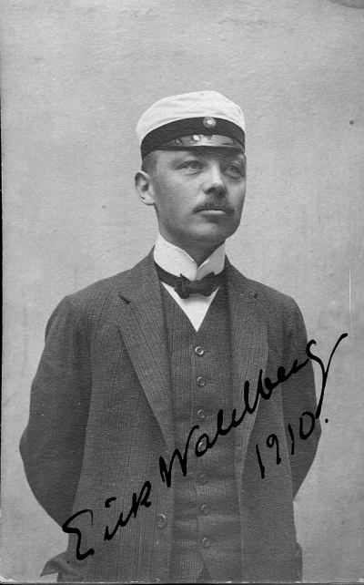 Erik Wahlberg, 1910.