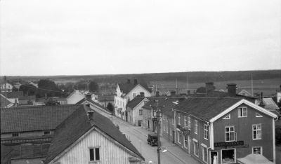 Till höger "Grönsiskan"

Sevedegatan före 1949 sett från Domushuset.
T.E



Dok.070817/RS