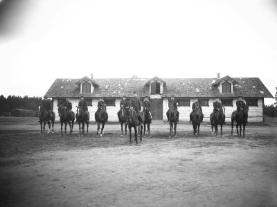 Husarer Calmar regemente Hultsfred slätt