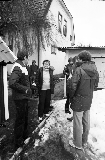 Sagobyn börjar byggas