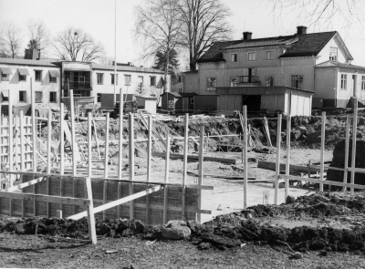 Gamla sjukhuset före rivningen 1969. T.E.