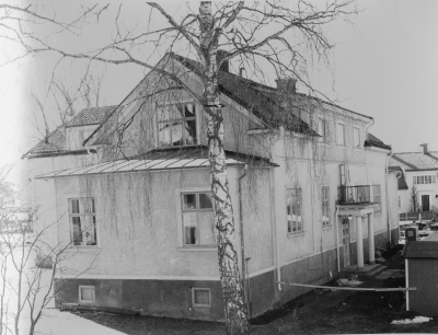 Gamla sjukstugan före rivningen 1969. T.E. 