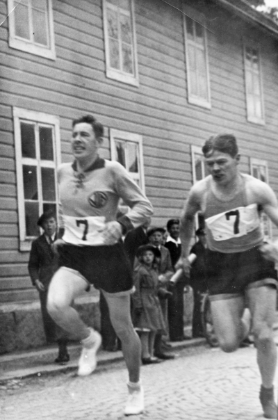 Från vänster 1. Tage Köhler Wimmerby  2. Sven Isberg ( Södra Vi ).   
