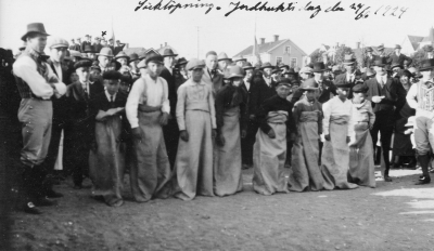 Säcklöpning Jordbrukets dag 24 / 6 1924