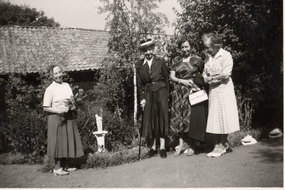 Sigrid, Fru Anenberg, Kerstin, Olga
Uthuslängan Borgmästargården Vimmerby

Dok.090701/SJ