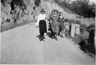 På nedgående från "Huskvarnafallen" .