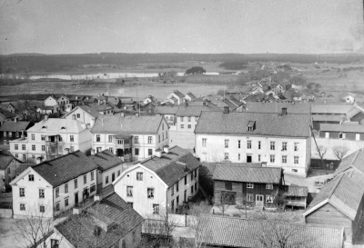 Från kyrktornet mot torget