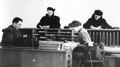 Sjukkassan i Vimmerby. 1 Paul Wallerström, föreståndare  2. Anne-Marie Wretling.  