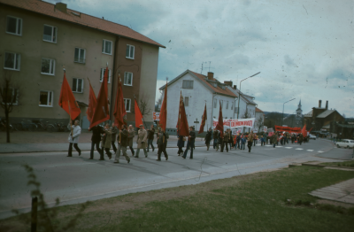 Storgatan 1:majtåg Centralbryggeriet 

090407/KG