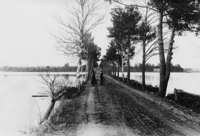 Åkebo översvämning 1924.    T.E.