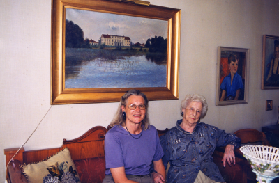 Gertrud Nordström med dotter