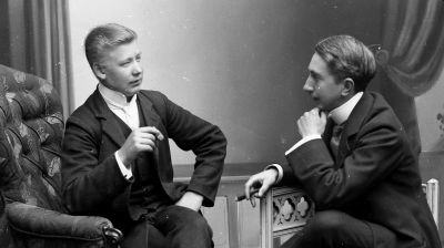 Herrarna Svensson och Beermann Oskarshamn oktober 1910