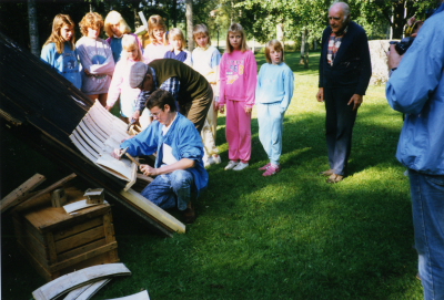 Brunnsparken Södra Vi 

Till höger Martin Karlsson ( Brunn )