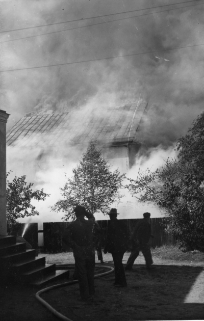 Branden vid Ståhls möbelfabrik.