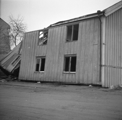 Maja Petterssons hus rivs
Norrtullsgatan

Dok.110203/KG
