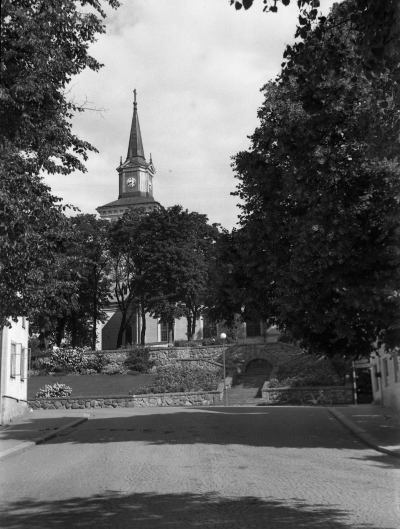 Kyrkan sedd  från Östra Tullportsgatan



Dok.070216/RS