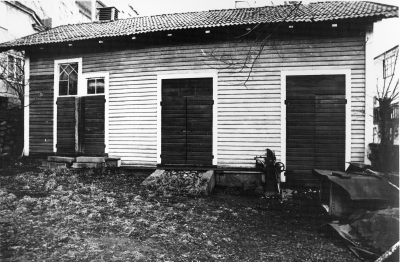Storgatan, öster om torget. Troligen innergården på Storgatan 50
( Elmar Wiik )
