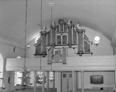 Vimmerby kyrka 
orgelläktaren