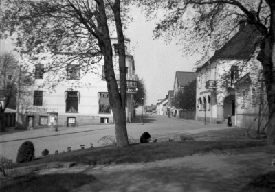 Storgatan västerut, sedd från kyrkparken 



