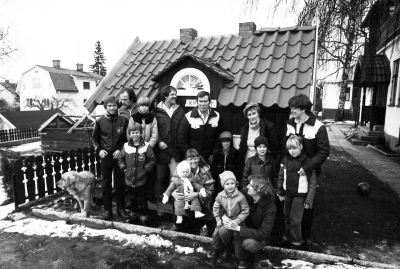 Sagobyn börjar byggas