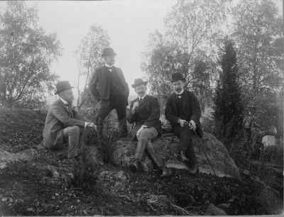 Otto Wahlberg, ?, Bryggmästare Hagen, ?.