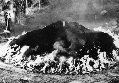 Tjärbränning vid Vagelhem Gullringen
september 1983
