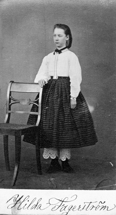 Hilda Fagerström
Prästdotter från Opperby  ?