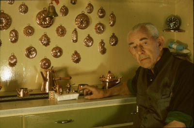 Kopparslagare Josef Wenström Silverdalen 
miniatyrer i koppar

090406/KG