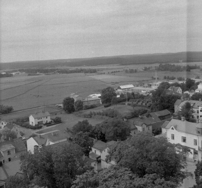 Vy ifrån kyrktornet  ( mot sydväst )

Dok.110622/KG