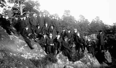 Studerande på utflykt, Gamleby