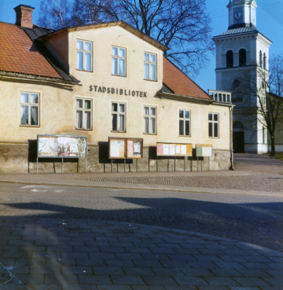 Drottninggatan / Storgatan
Stadsbiblioteket 
f d Rektorsgården