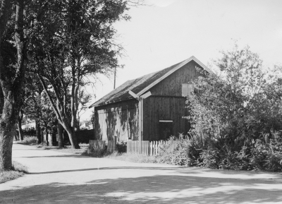 Hantverksföreningens hus, gillestuga vid västra tullen revs på 1940-talet.   T.E.