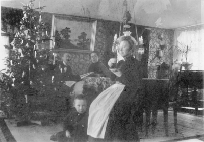 Borgmästargården, fasters 72-årsdag, 18 februari 1901 från E.W

Dok.090629/SJ