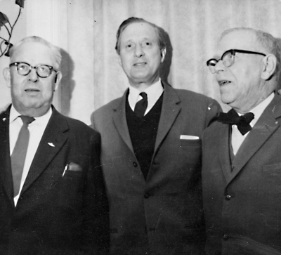 Från  vänster  1. Axel Nilsson, bryggeriarbetare  3. Einar Brantemo, lärare.        