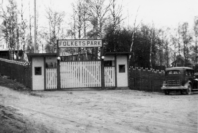 Entrèn vid Folkets Park