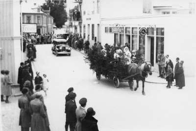 Sevedegatan 1940-talet. T.E.
Barnens dag
