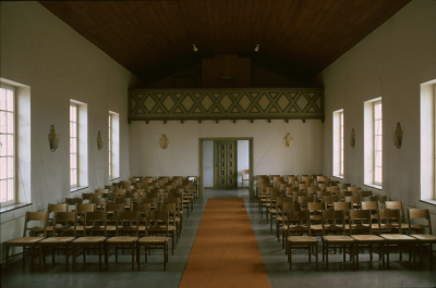 Kapellet på kyrkogården interiör

0904221/KG