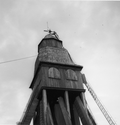 Klockstapeln Djursdala kyrka.