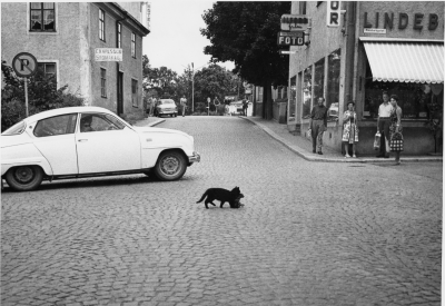 Norrtullsgatan 1960-talet "viktig transport". 
Norrtull
Lindeborgs
