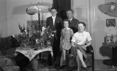 Martin Tambour med familj 