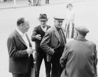 Fr. v.  1 Widerberg, bagare 2. Karl-Erik Johansson 3. Albert Karlsson före detta  polis.