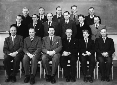 Evy Nicanders dokumentation: Nicke Nicander och Yngve Karlsson på Statens Brandskola år 1957